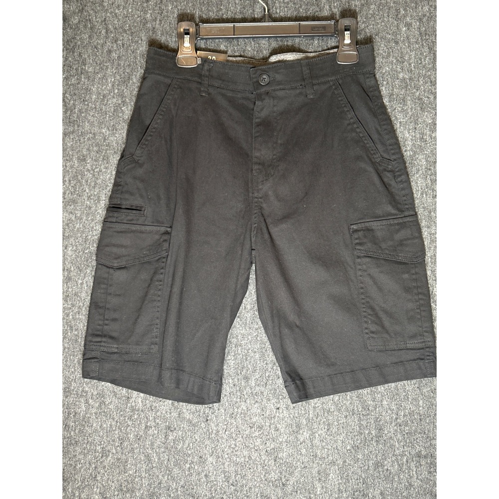 Denali Stretch Cargo Shorts Mens 30 Black  Utility Outdoor Hiking Casual